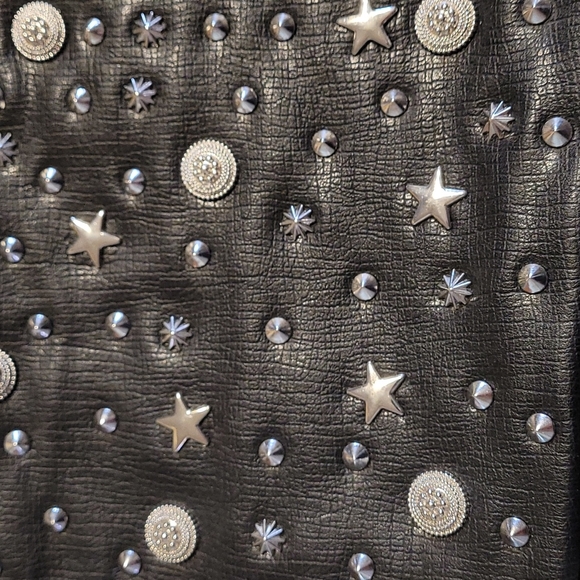 Forever21 Studded Clutch/Wristlet - Black - Picture 6 of 8